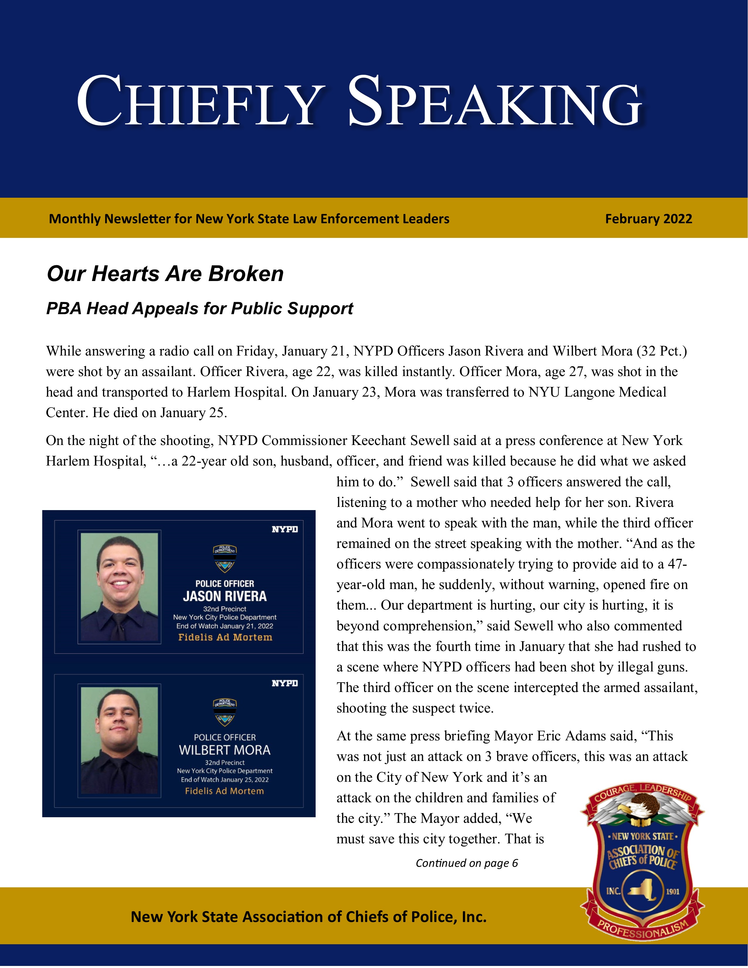 Chiefly Speaking February 2022 Chiefly Speaking February 2022