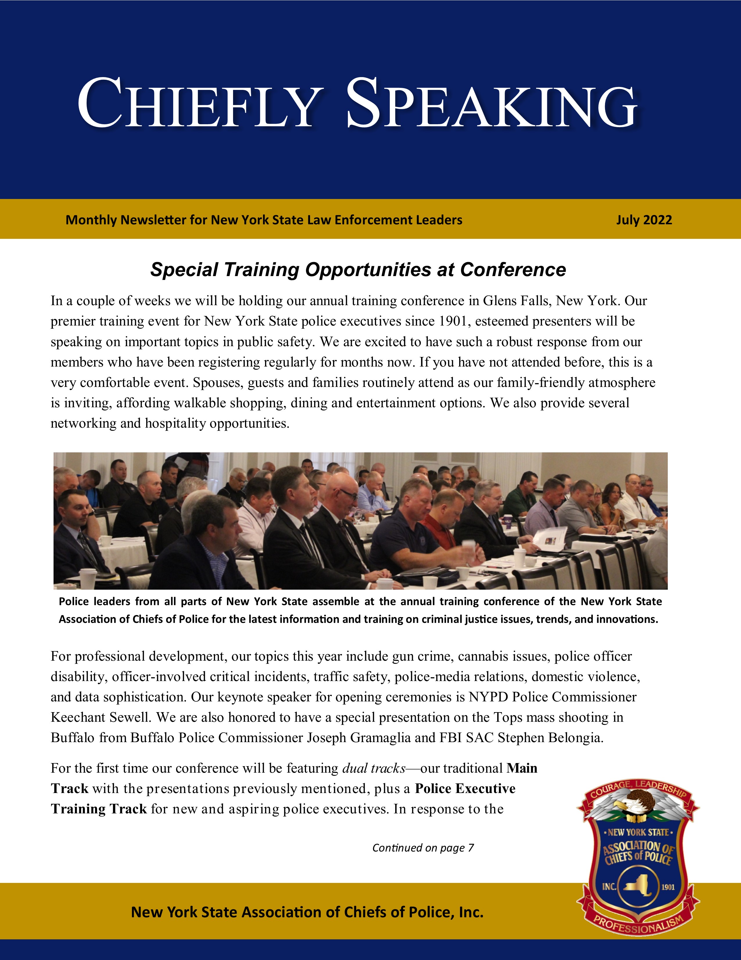 Chiefly Speaking July 2022 Chiefly Speaking July 2022